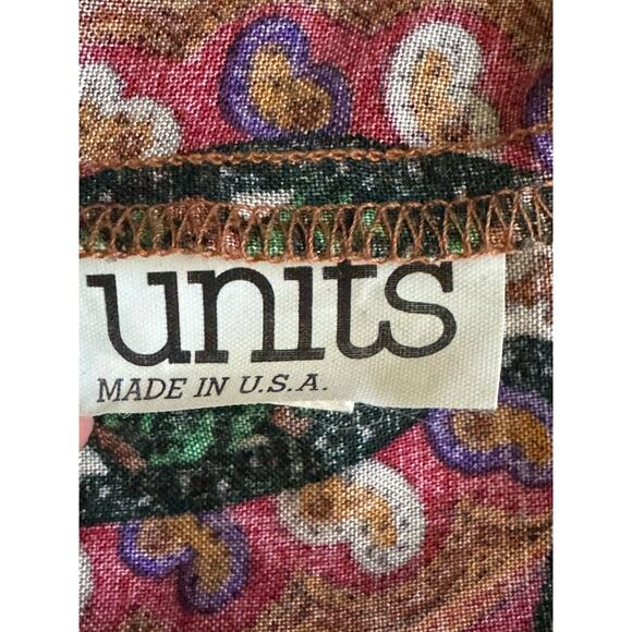 Units Womens Tapestry Blazer Cardigan USA Made Boho Hippie Festival Large Retro - Picture 3 of 7